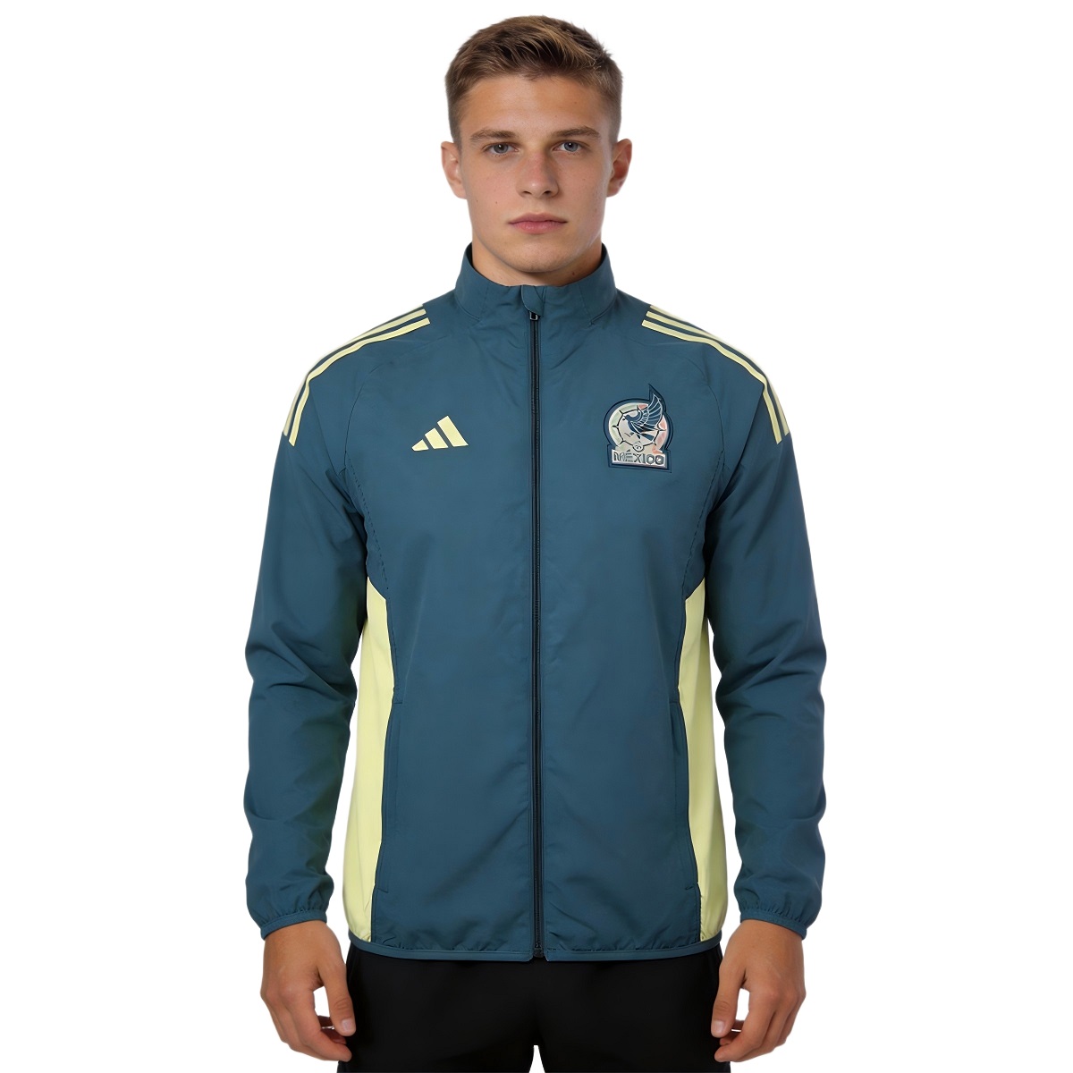 Mexico Windbreaker Jacket Green 2026 (back view)