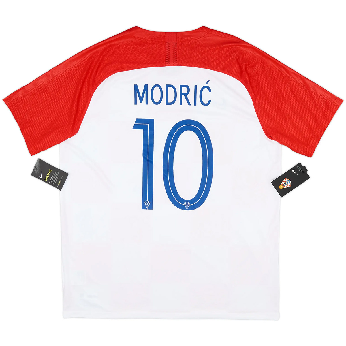 Modrić #10 Retro Croatia Home Jersey World Cup 2018