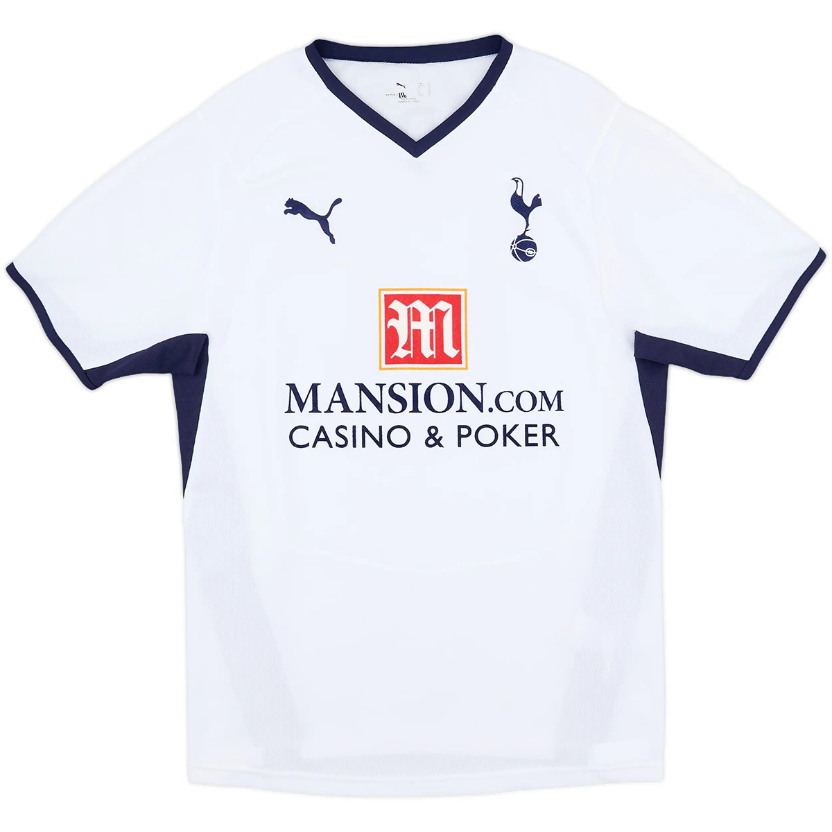 Modrić #14 Retro Tottenham Hotspur Home Jersey 2008/09 (back view)