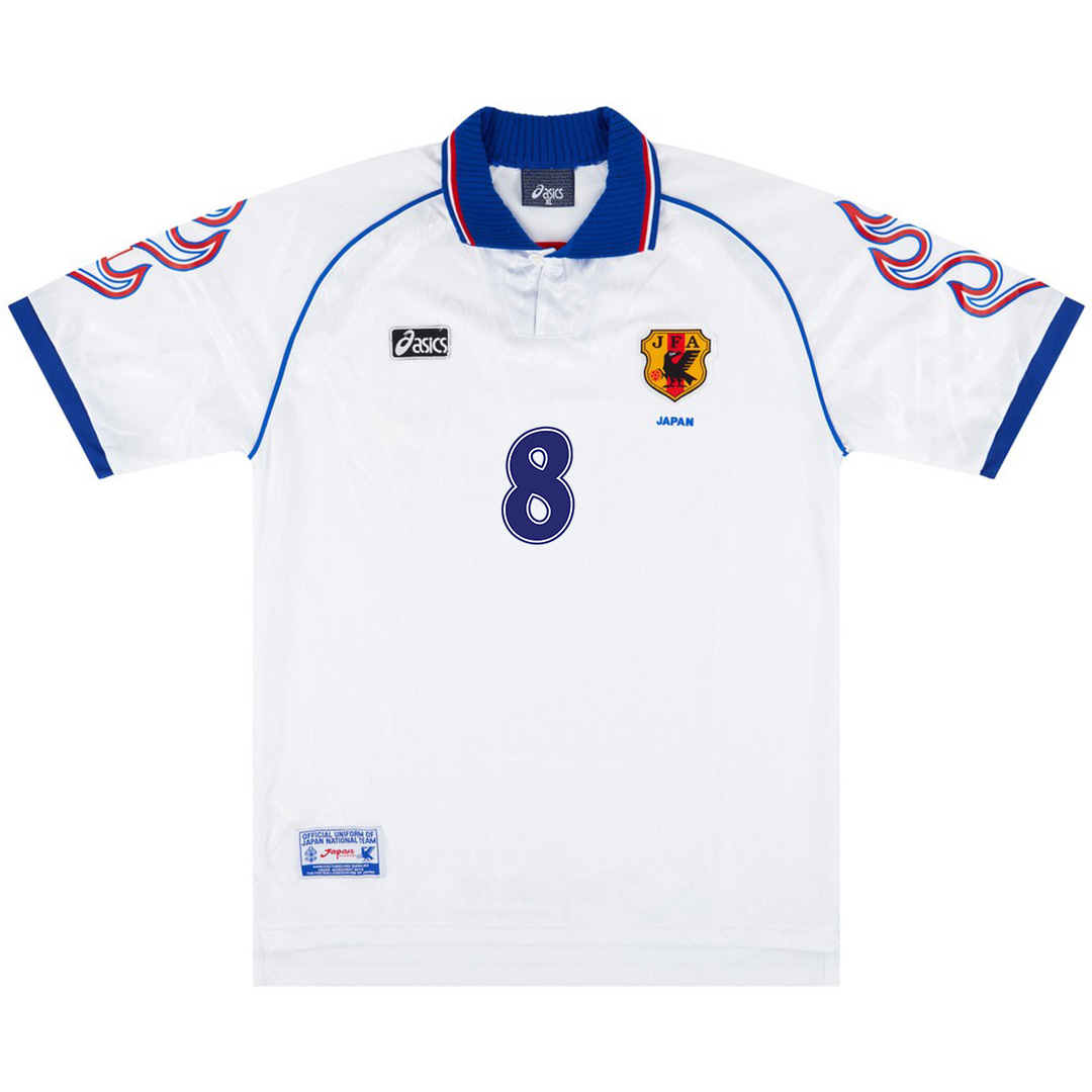 Nakata #8 Retro Japan Away Jersey 1998 (back view)