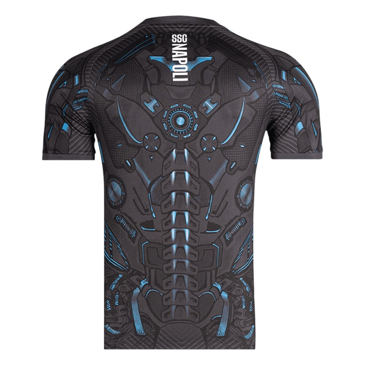 Napoli Pre-Match Jersey - Black 2025/26 (back view)