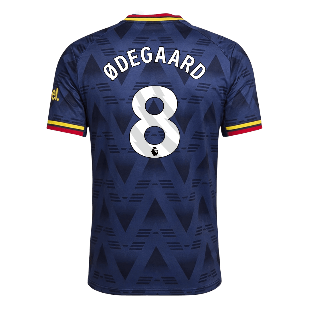 ØDEGAARD #8 Arsenal Away Match Jersey Player Version 2026/27 (back view)