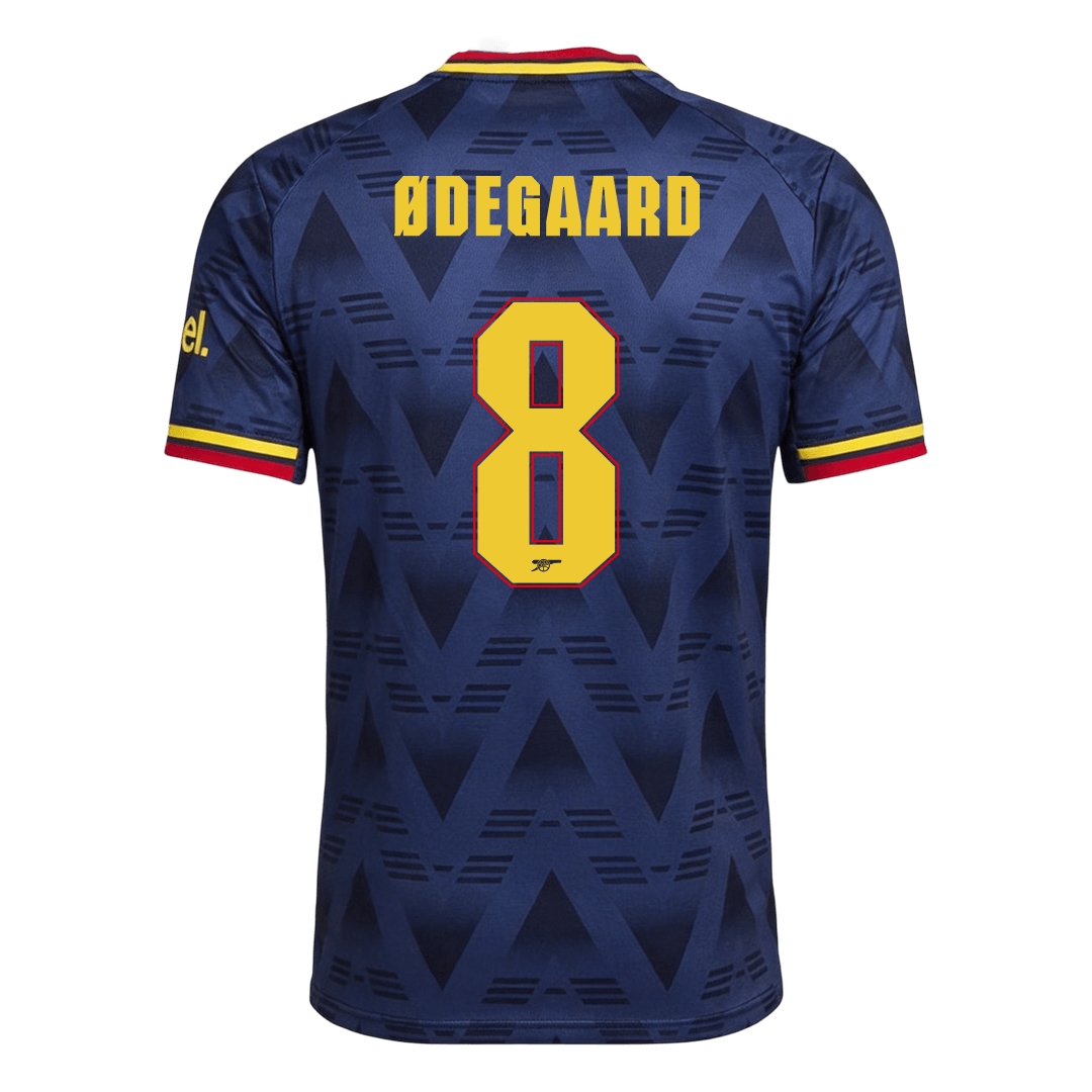 ØDEGAARD #8 Arsenal Away Match Jersey Player Version 2026/27 - UCL Font (back view)