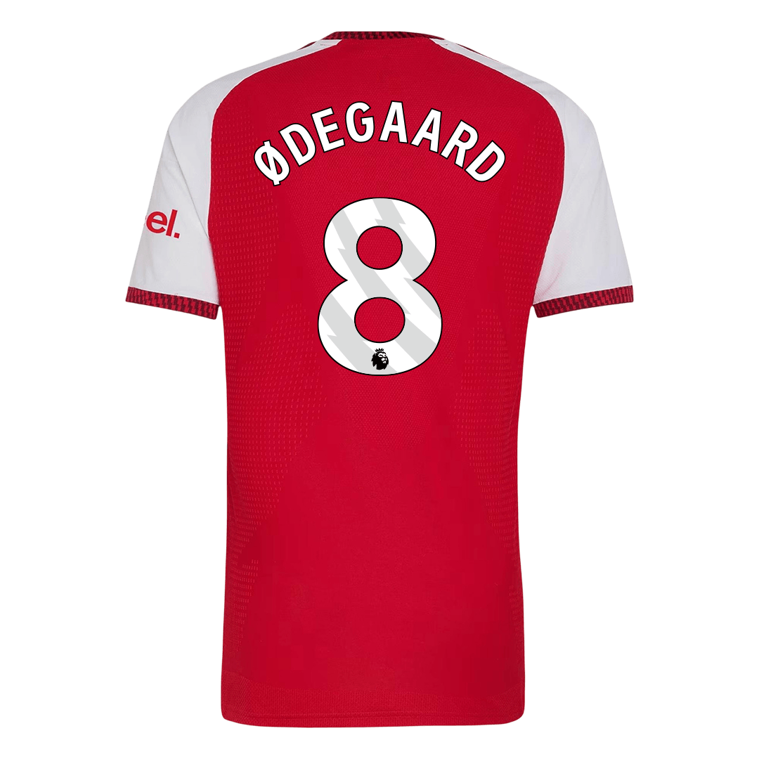 ØDEGAARD #8 Arsenal Home Match Jersey Player Version 2026/27 (back view)