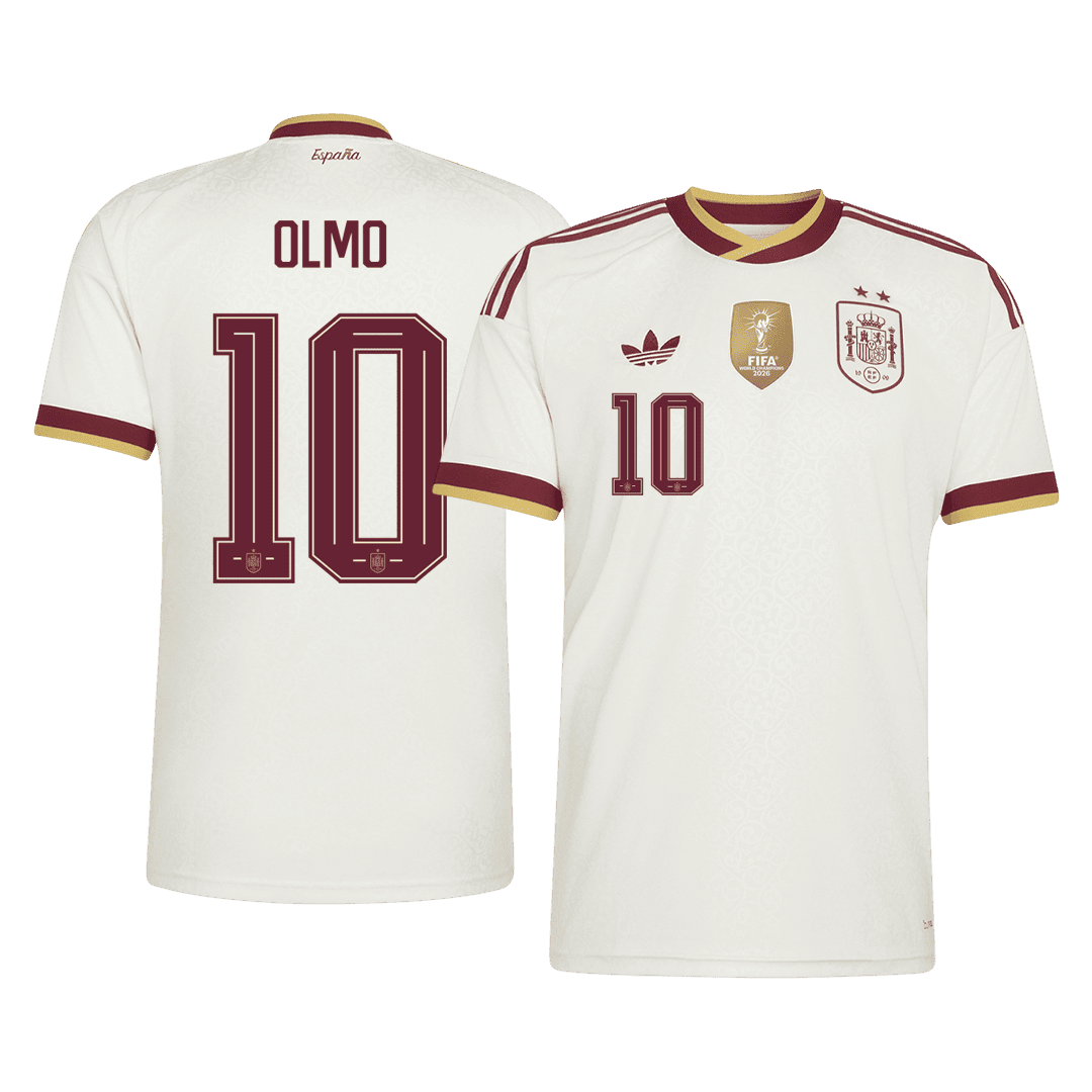 OLMO #10 Spain Away 2 Star Jersey World Cup 2026