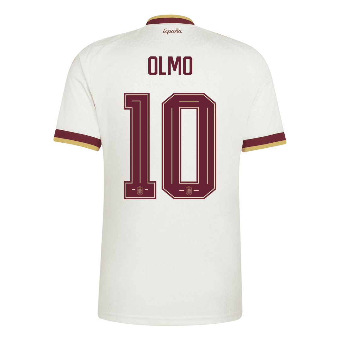 OLMO #10 Spain Away 2 Star Jersey World Cup 2026 (back view)