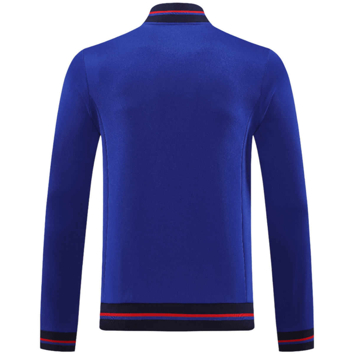 Olympique Lyonnais Anthem Jacket Blue 2025/26 (back view)