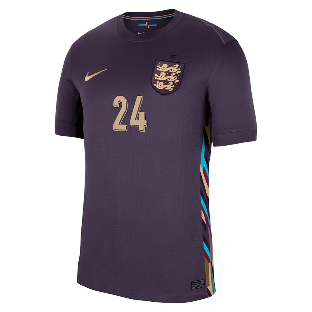 PALMER #24 England Away Jersey 2024 (back view)