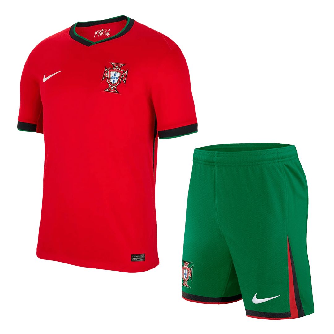 Portugal Home Full Kit Euro 2024 (back view)