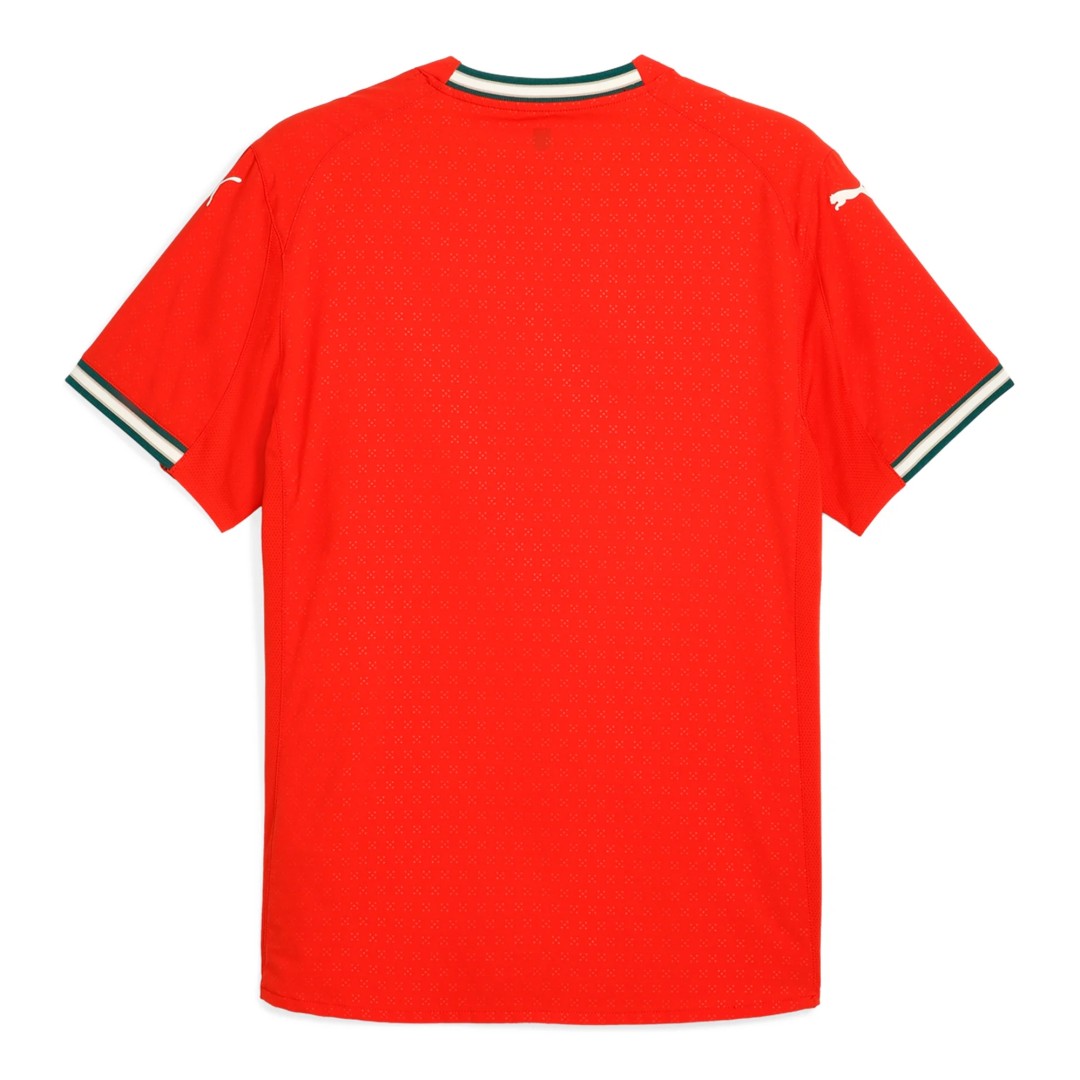 Portugal Home Match Jersey Player Version 2025 (back view)