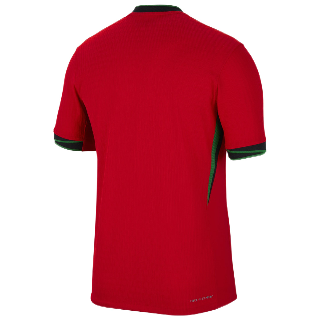 Portugal Home Match Jersey Player Version EURO 2024 (back view)