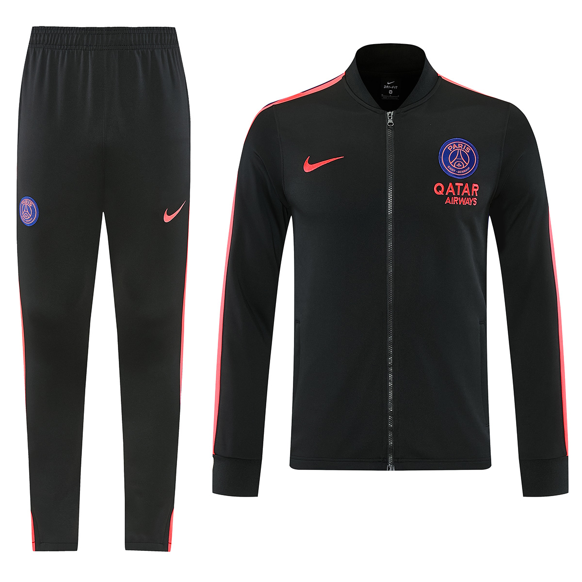 PSG Training Kit (Jacket+Pants) Black 2026/27