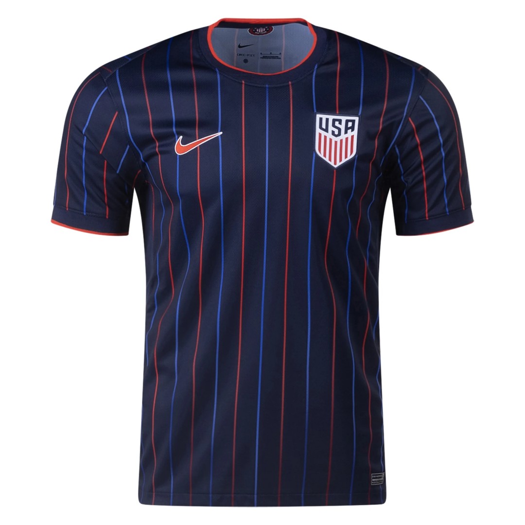 PULISIC #10 USMNT Away Jersey 2025 (back view)