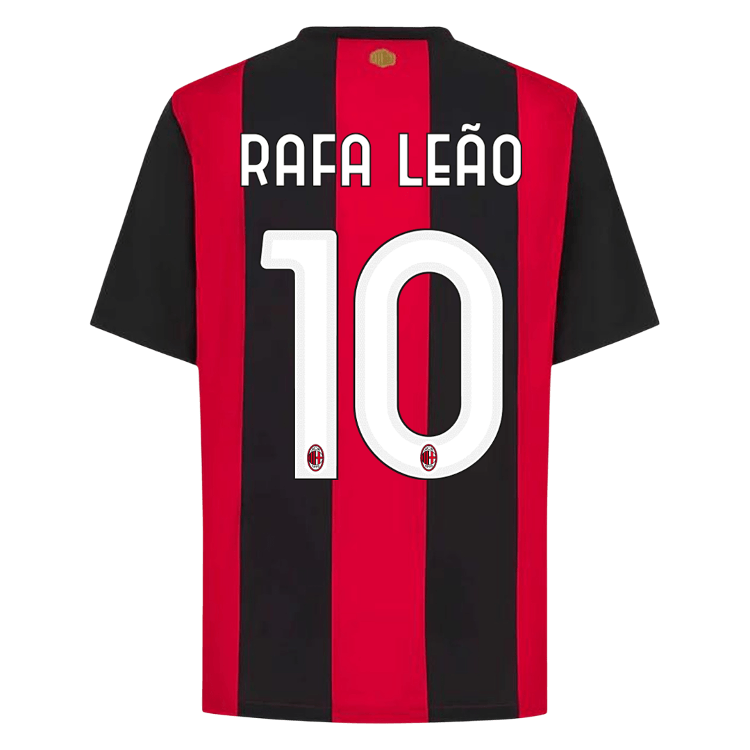 RAFA LEÃO #10 AC Milan Home Jersey 2026/27 (back view)
