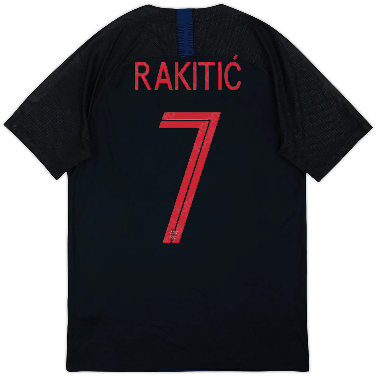 Rakitić #7 Retro Croatia Away Jersey World Cup 2018