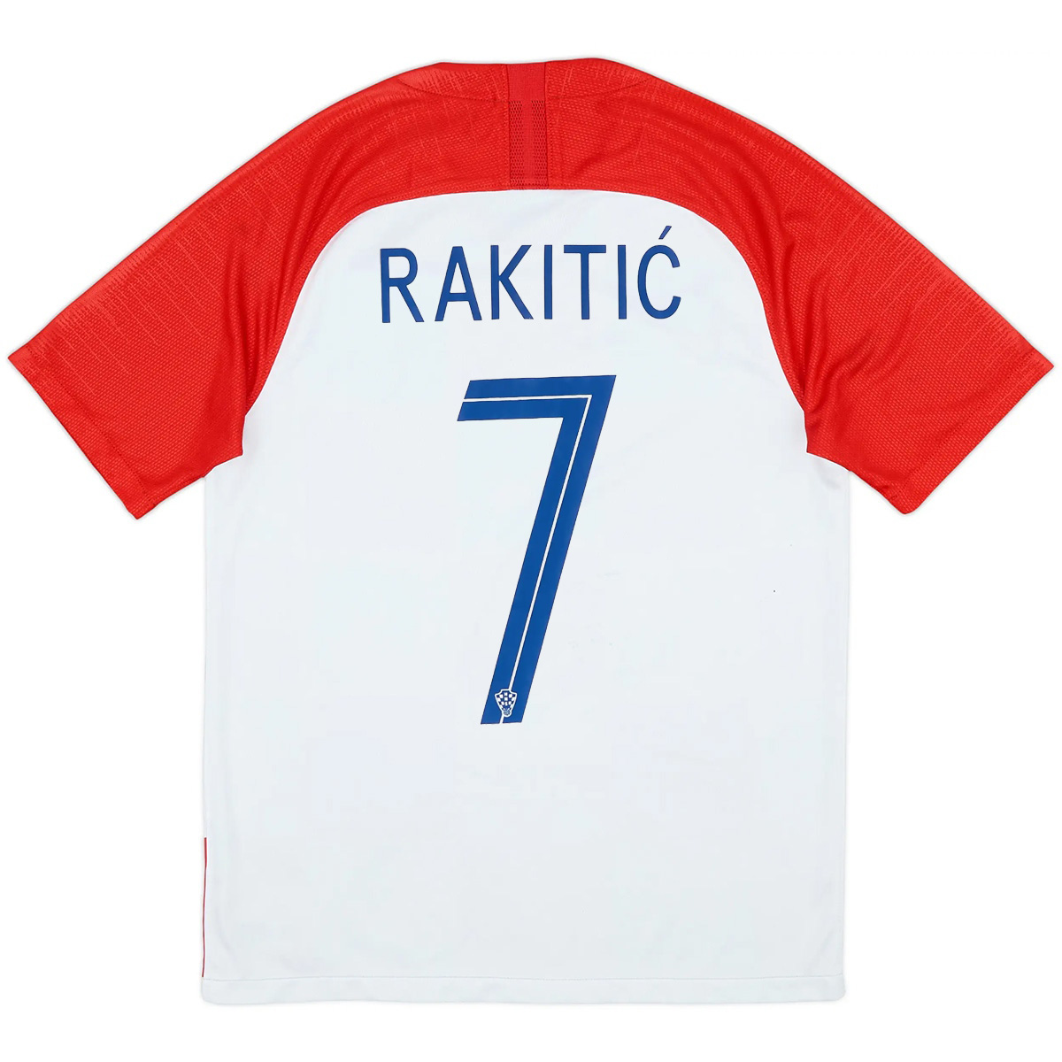 Rakitić #7 Retro Croatia Home Jersey World Cup 2018