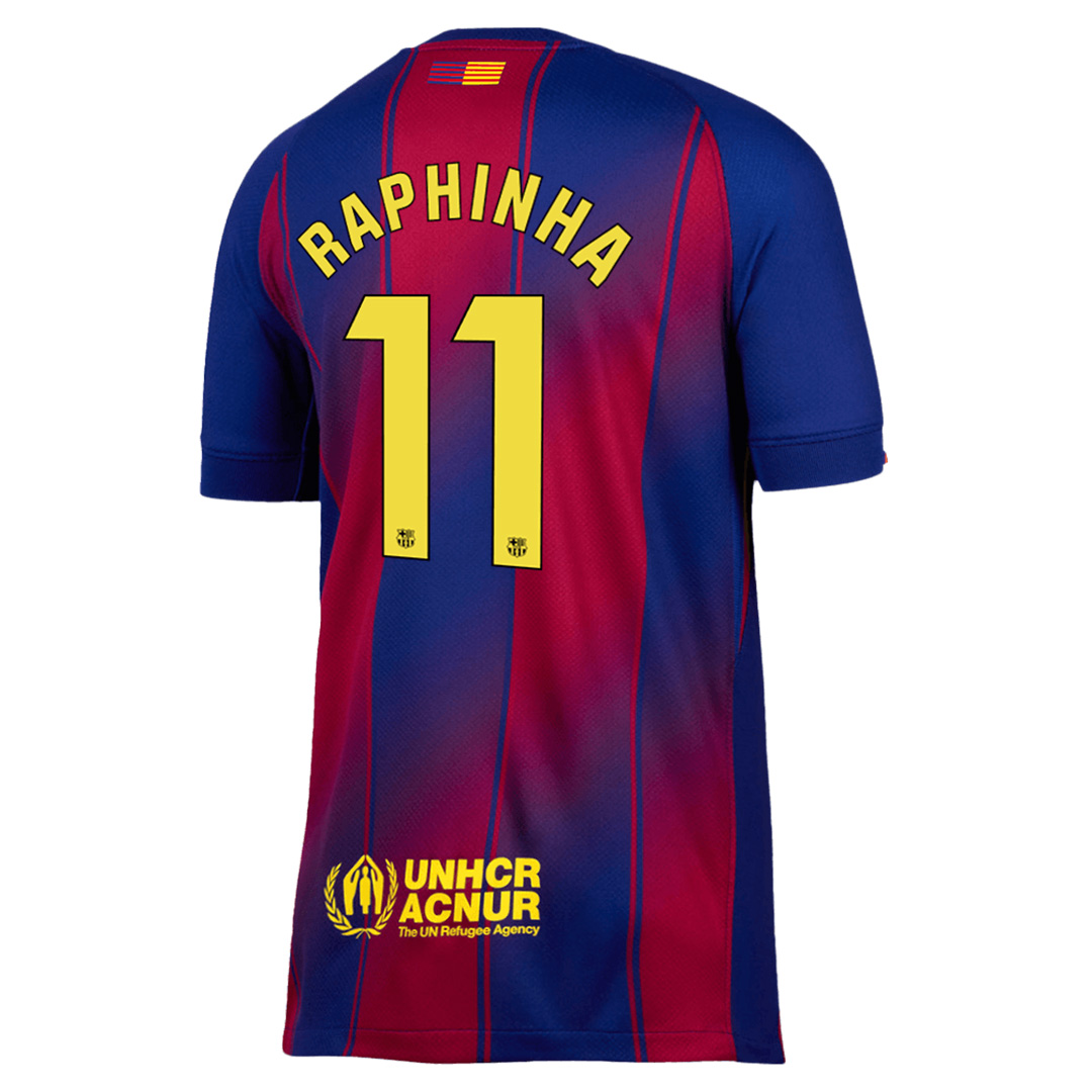 RAPHINHA #11 Barcelona Home Jersey 2024/25