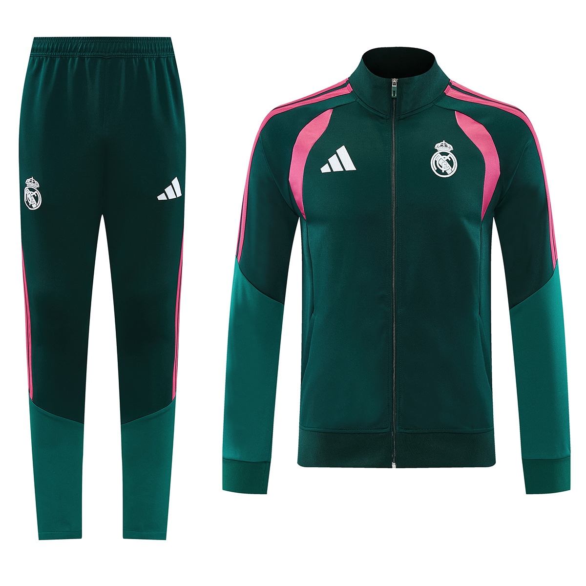 Real Madrid Training Tracksuit Kit(Jacket+Pants) Green 2026/27