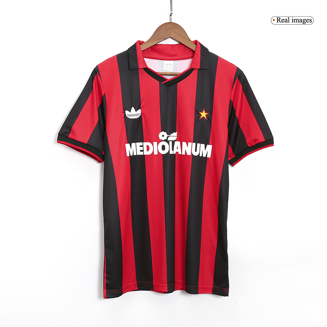 Retro AC Milan Home Jersey 1990/91 (back view)