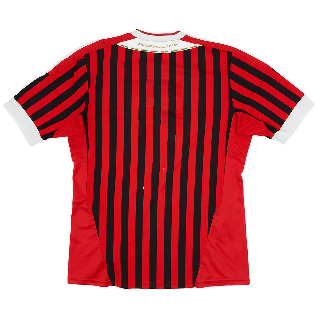 Retro AC Milan Home Jersey 2011/12 (back view)
