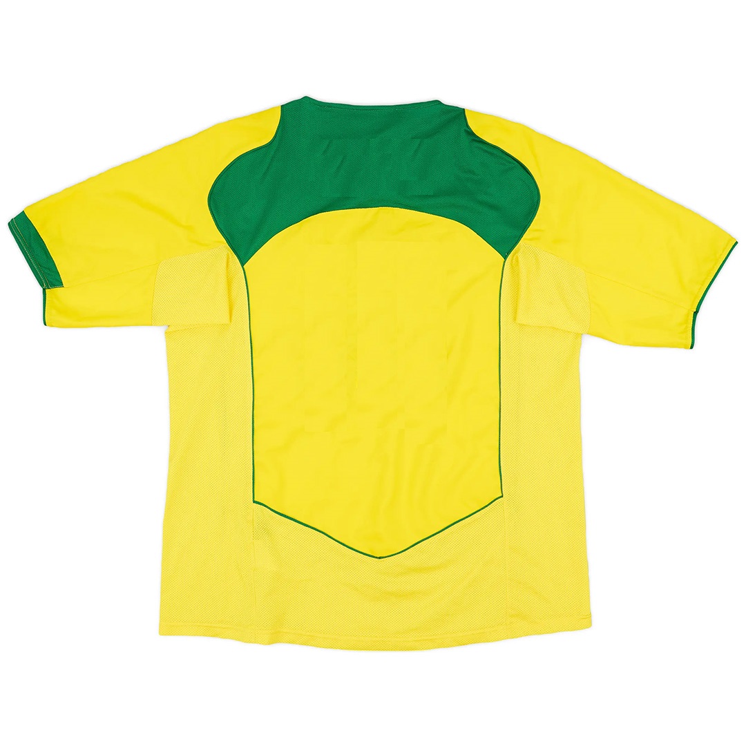 Retro Brazil Home Jersey 2004 (back view)