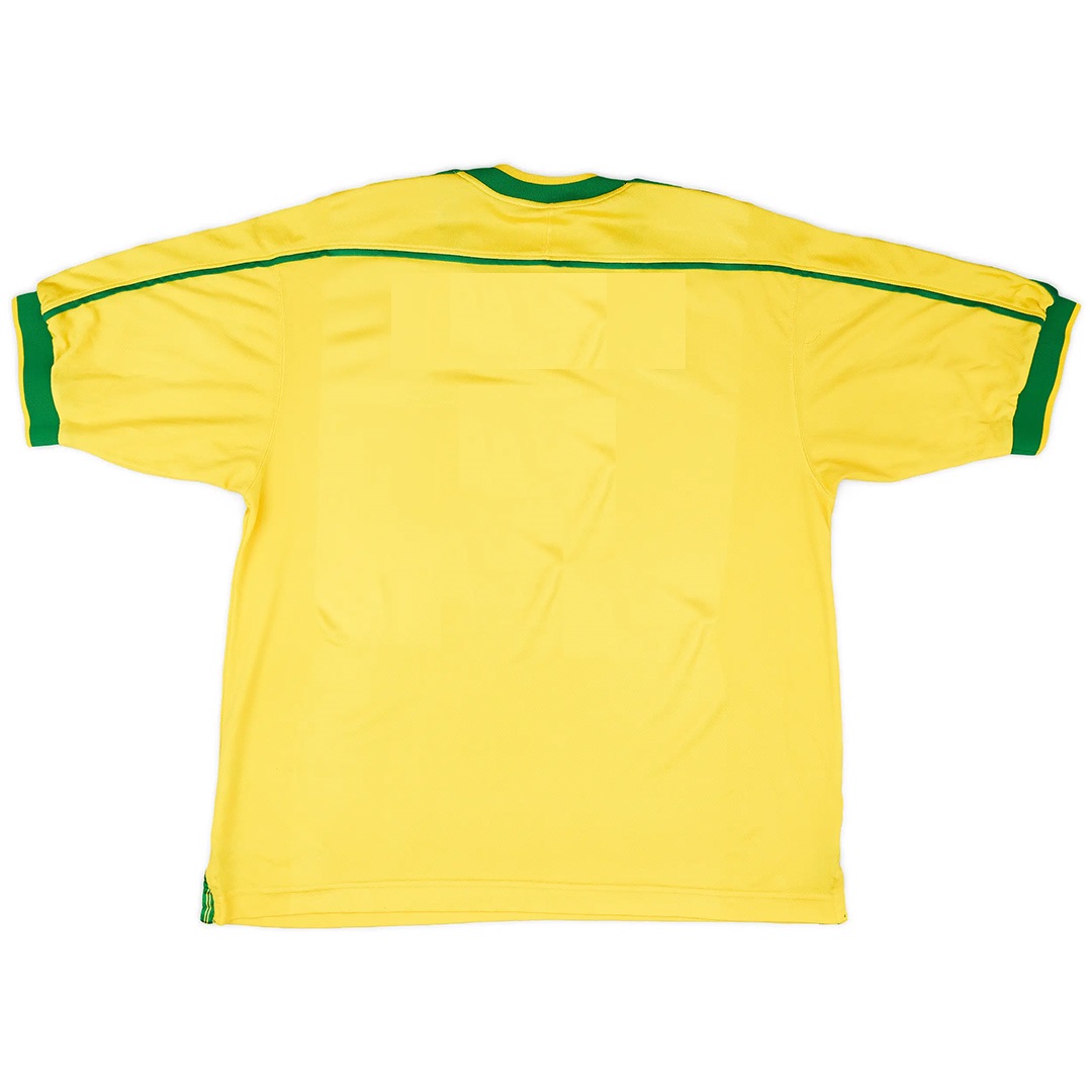 Retro Brazil Home Jersey World Cup 1998 (back view)