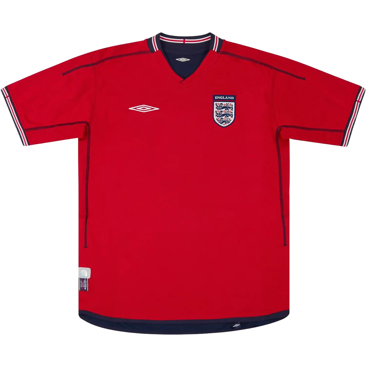Retro England Away Jersey World Cup 2002