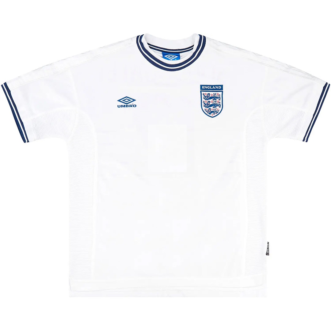 Retro England Home Jersey Euro Cup 2000
