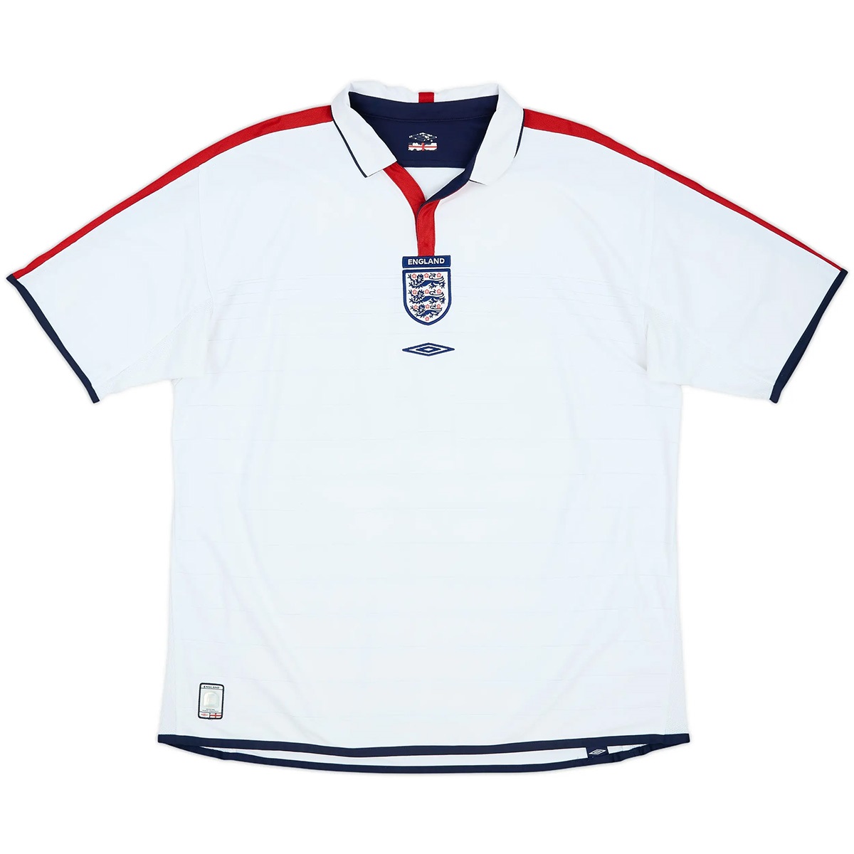 Retro England Home Jersey Euro Cup 2004
