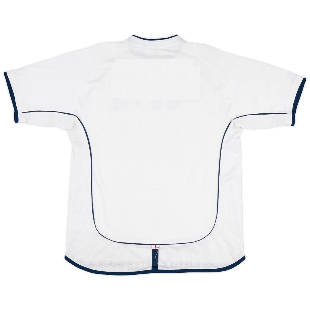 Retro England Home Jersey World Cup 2002 (back view)