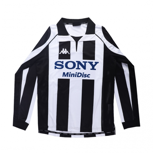 Retro Juventus Home Long Sleeve Jersey 1997/98 (back view)