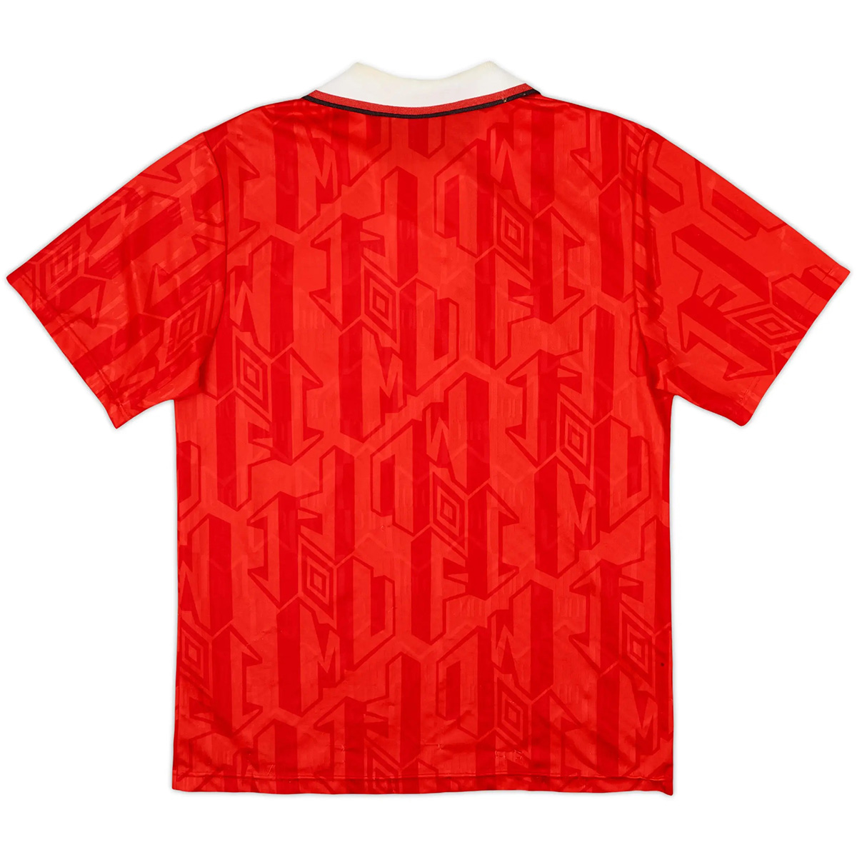 Retro Manchester United Home Jersey 1992/94 (back view)