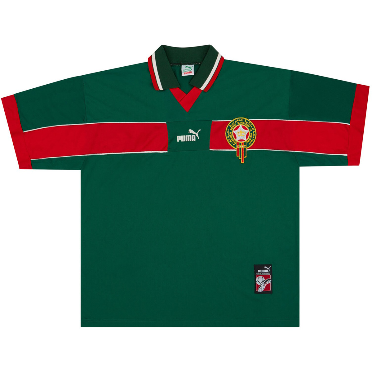 Retro Morocco Home Jersey World Cup 1998 (back view)