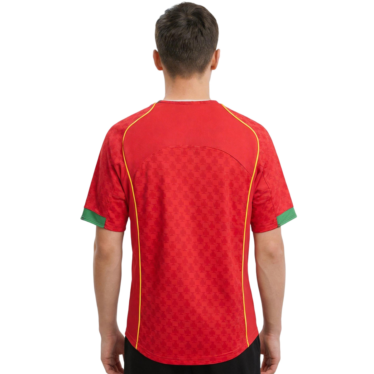 Retro Portugal Home Jersey Euro Cup 2004 (back view)