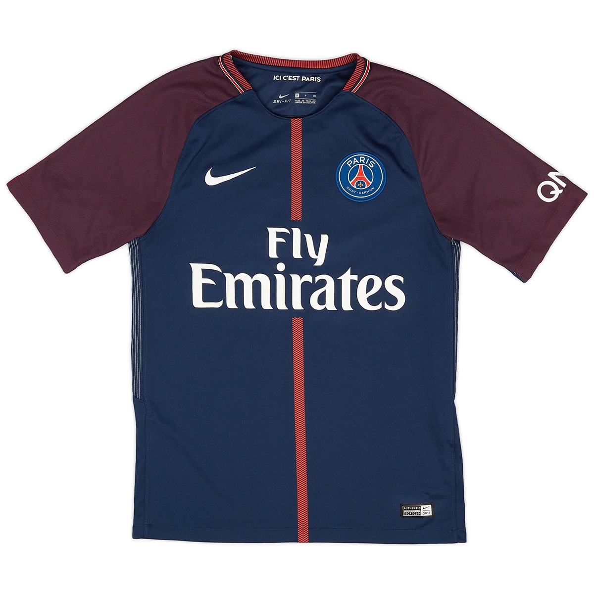 MBAPPÉ #29 Retro PSG Home Jersey 2017/18 (back view)