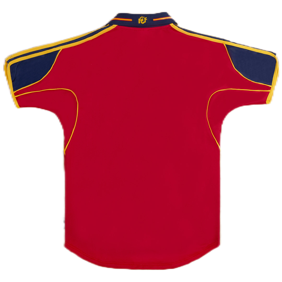 Retro Spain Home Jersey Euro Cup 2000 (back view)
