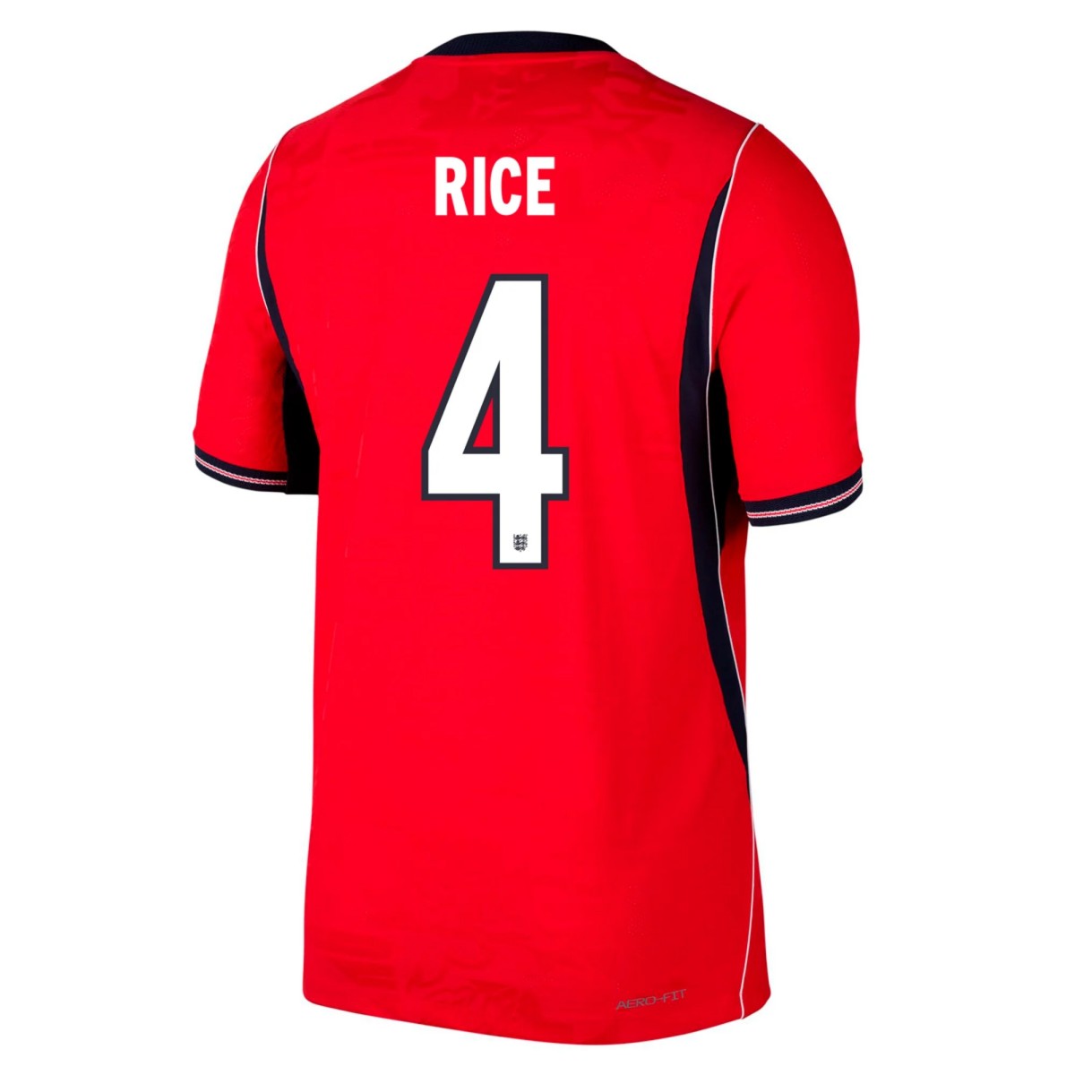 Rice #4 England Away Match Jersey Player Version World Cup 2026