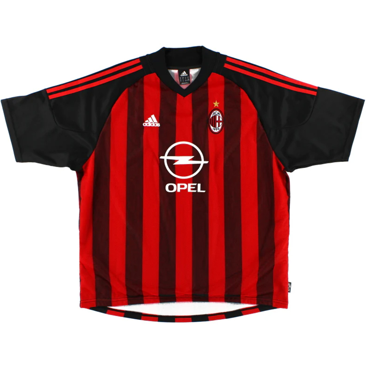 RIVALDO #10 Retro AC Milan Home Jersey 2002/03 (back view)