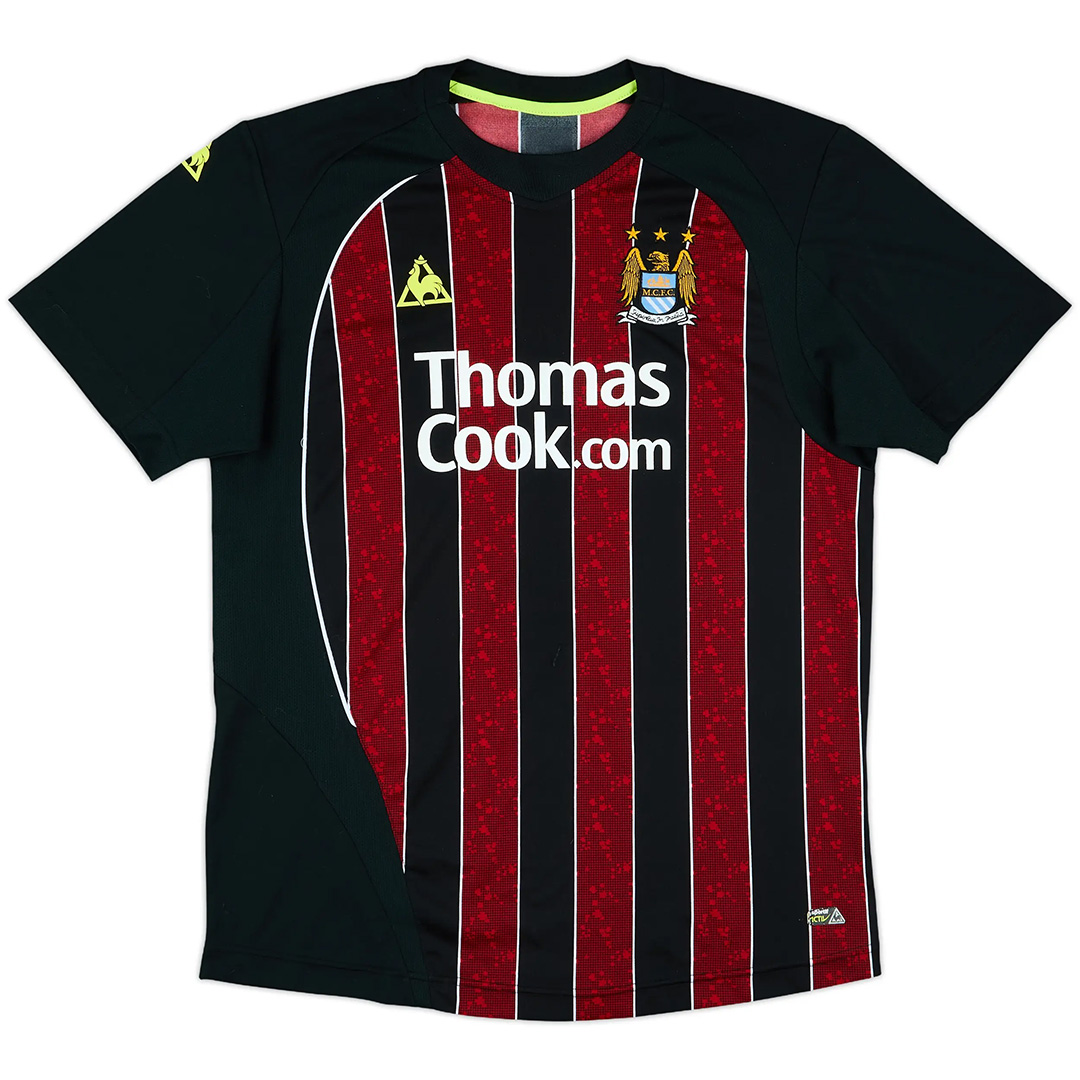 Robinho #10 Retro Manchester City Away Jersey 2008/09 (back view)