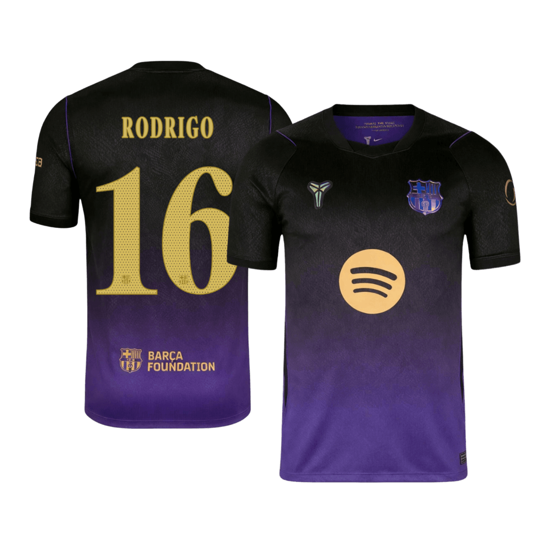RODRIGO #16 Barcelona Away Jersey 2026/27 (back view)