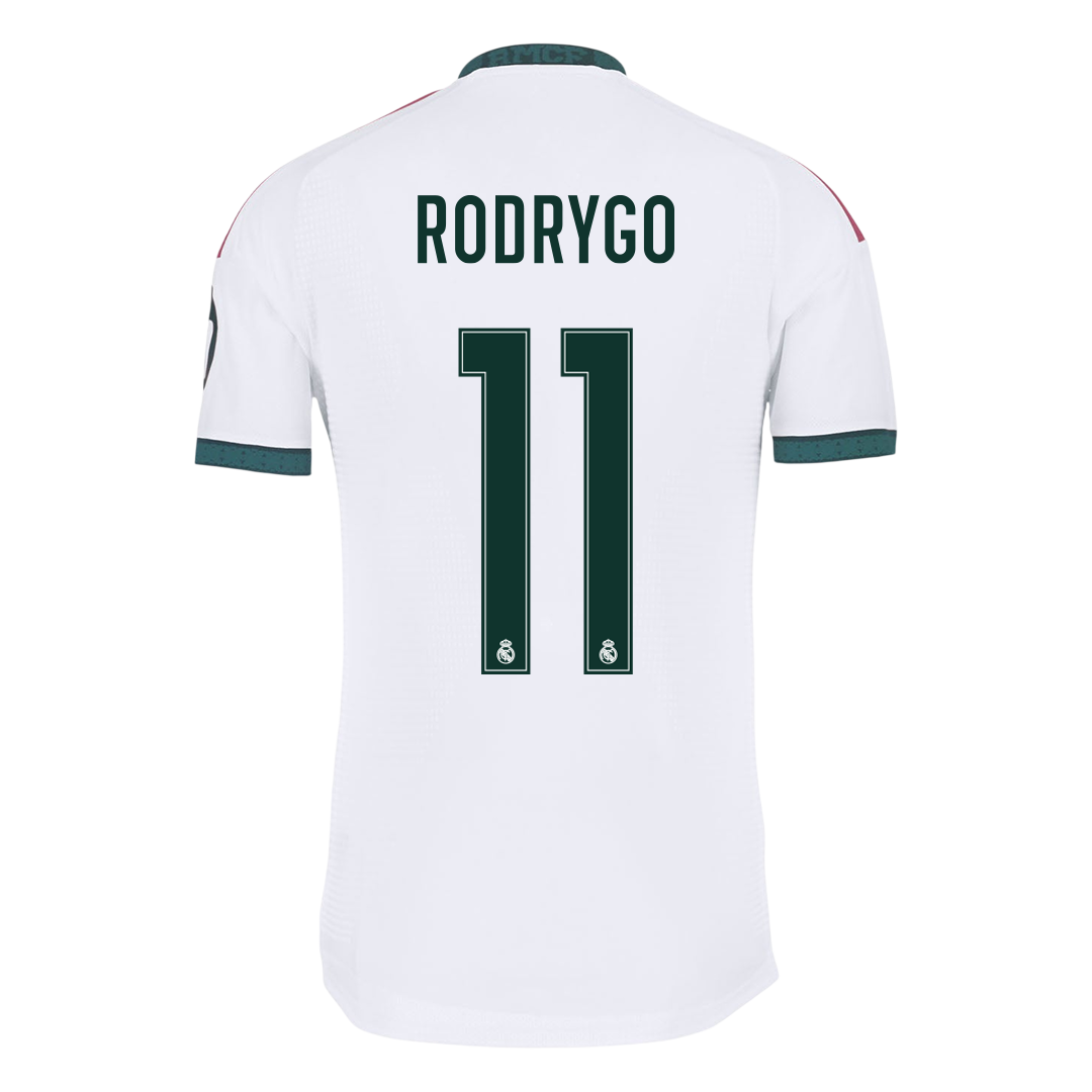RODRYGO #11 Real Madrid Home Match Jersey Player Version 2026/27 (back view)