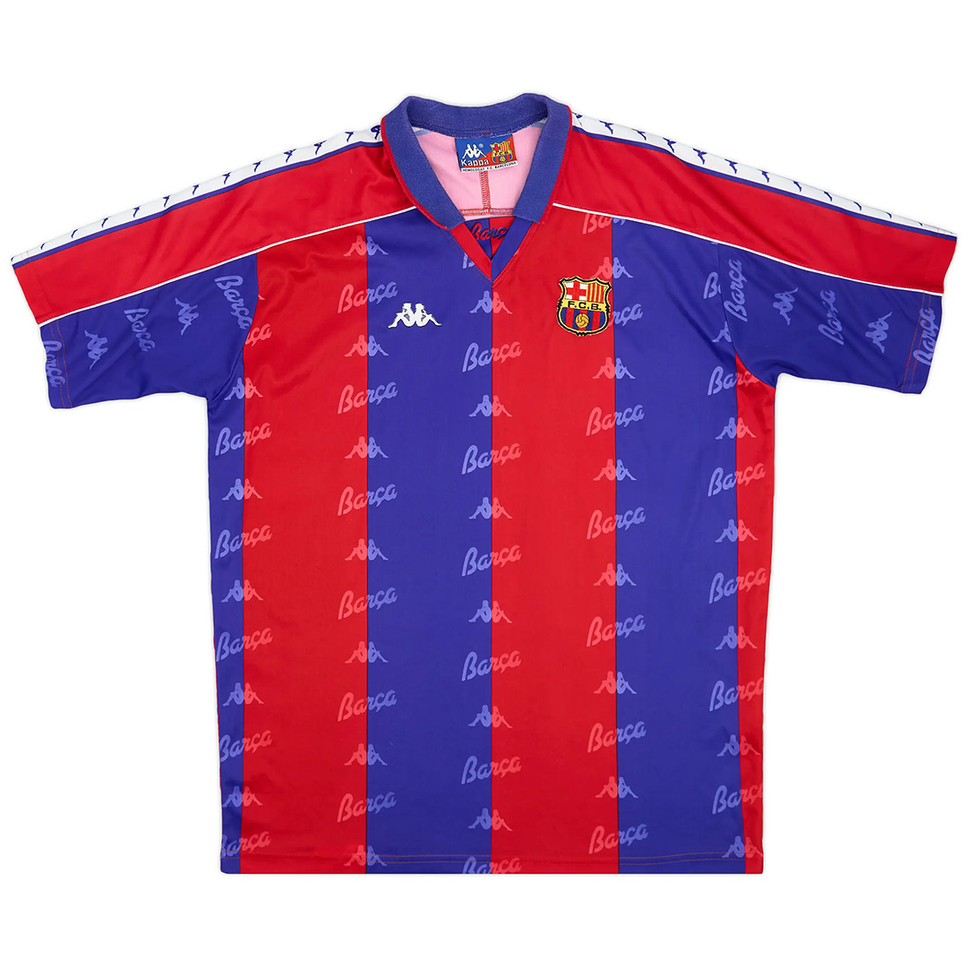 Romario #10 Retro Barcelona Home Jersey 1992/95 (back view)