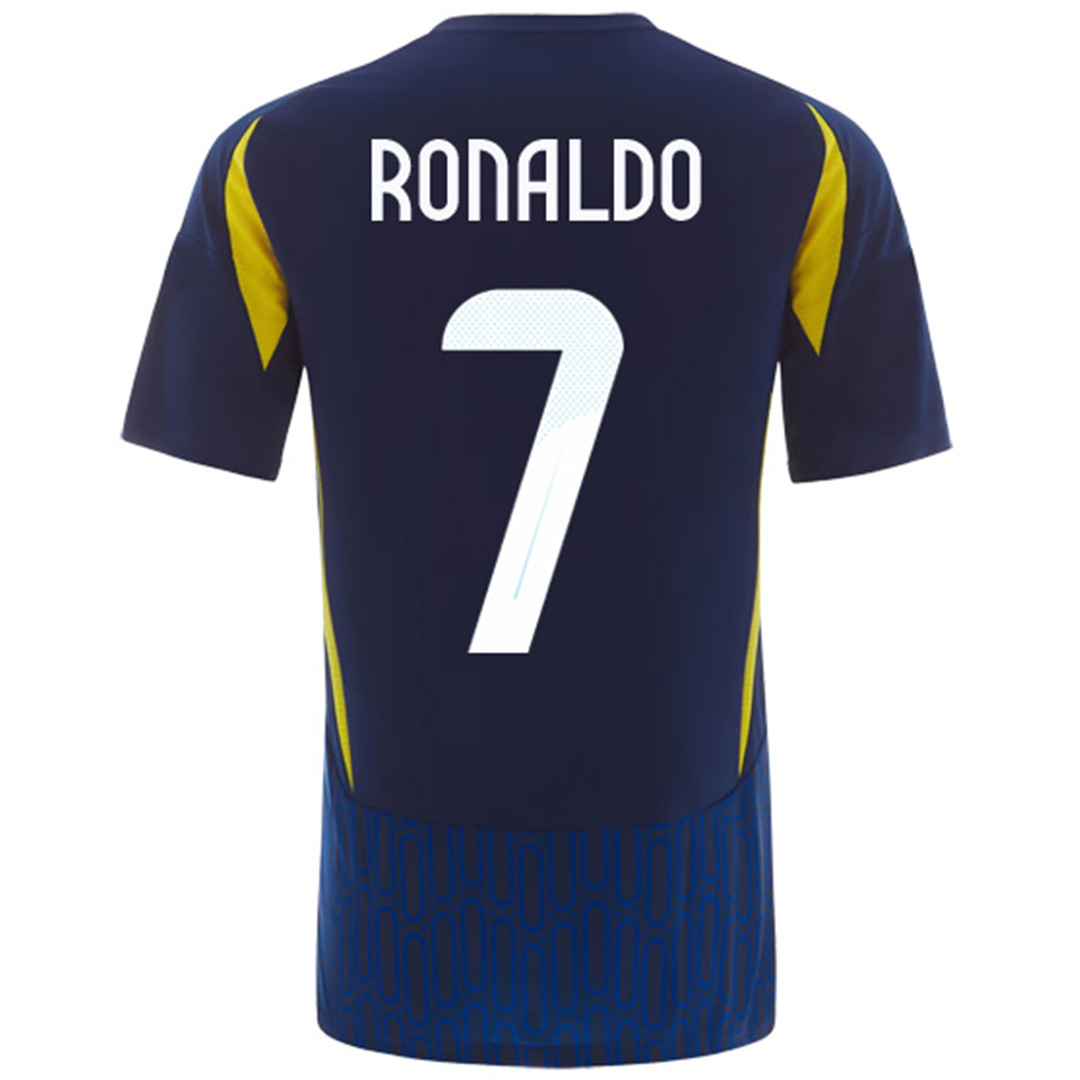 Ronaldo #7 Al Nassr Away Jersey - ACL Font 2024/25 (back view)