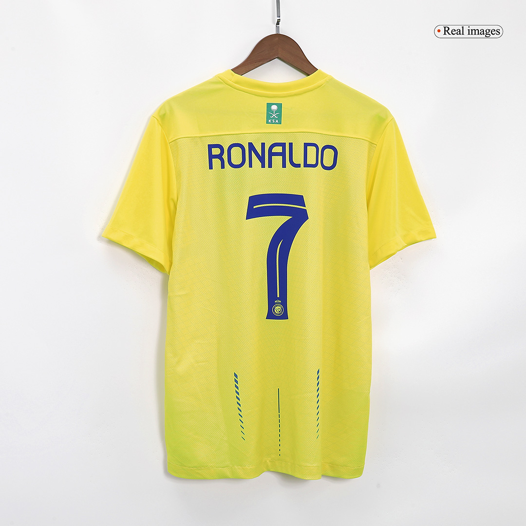 RONALDO #7 Al Nassr Home Jersey 2023/24 (back view)