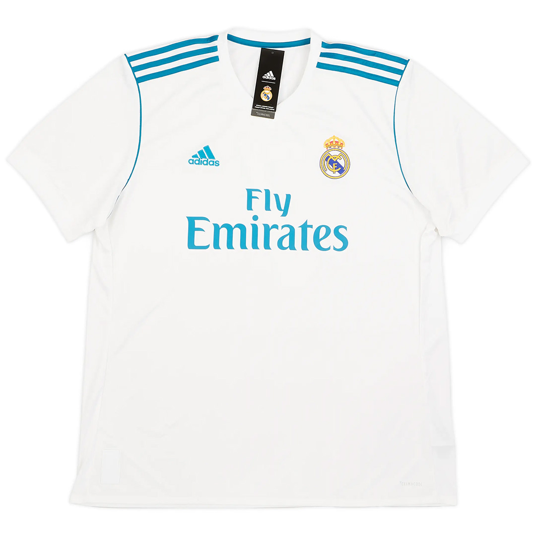 Ronaldo #7 Retro Real Madrid Home Jersey 2017/18 (back view)