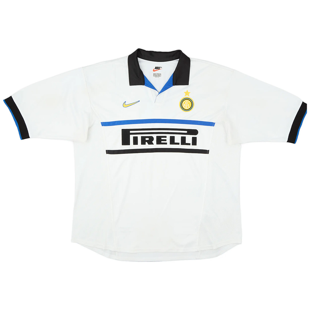 RONALDO #9 Retro Inter Milan Away Jersey 1998/99 (back view)