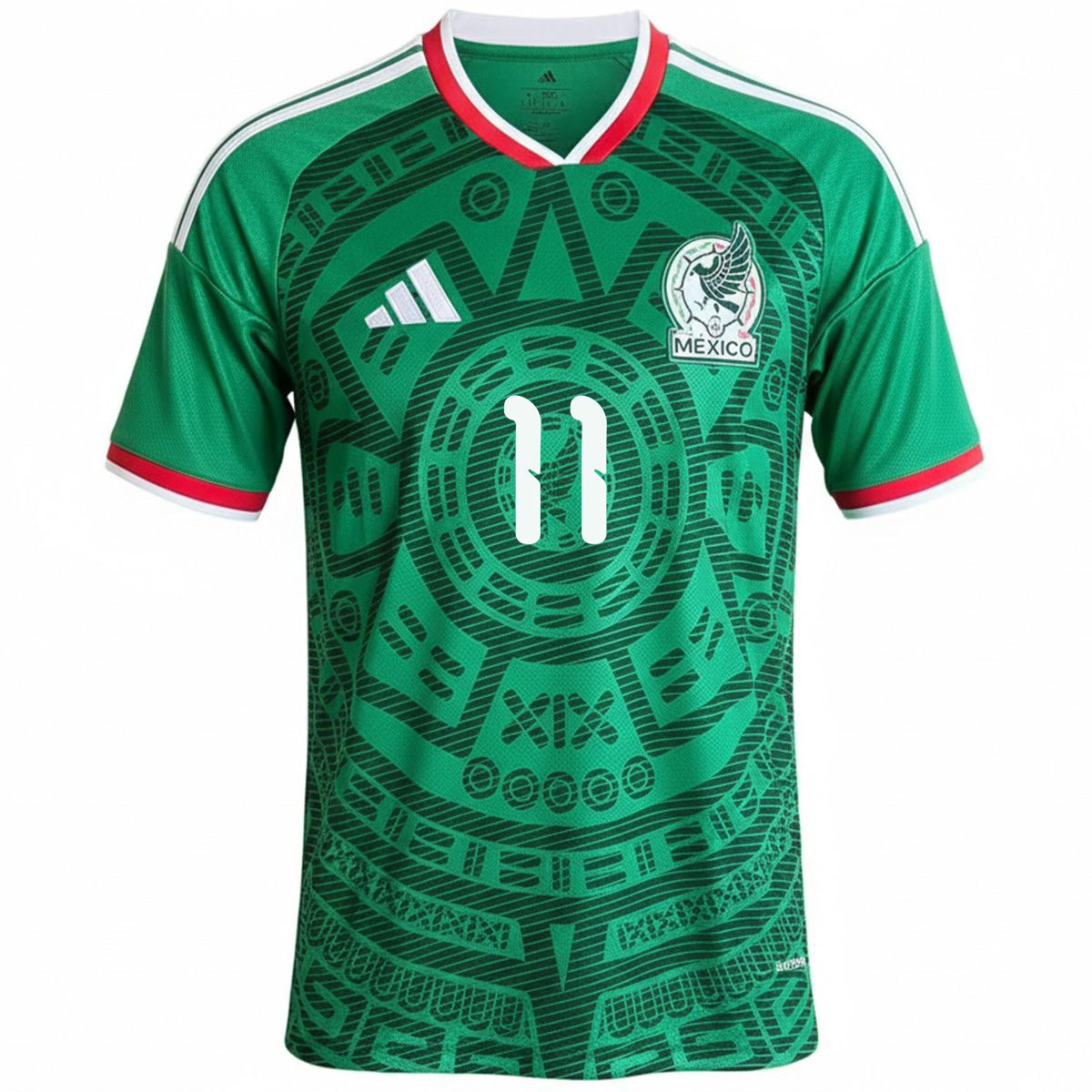 S.Giménez #11 Mexico Home Jersey World Cup 2026 (back view)