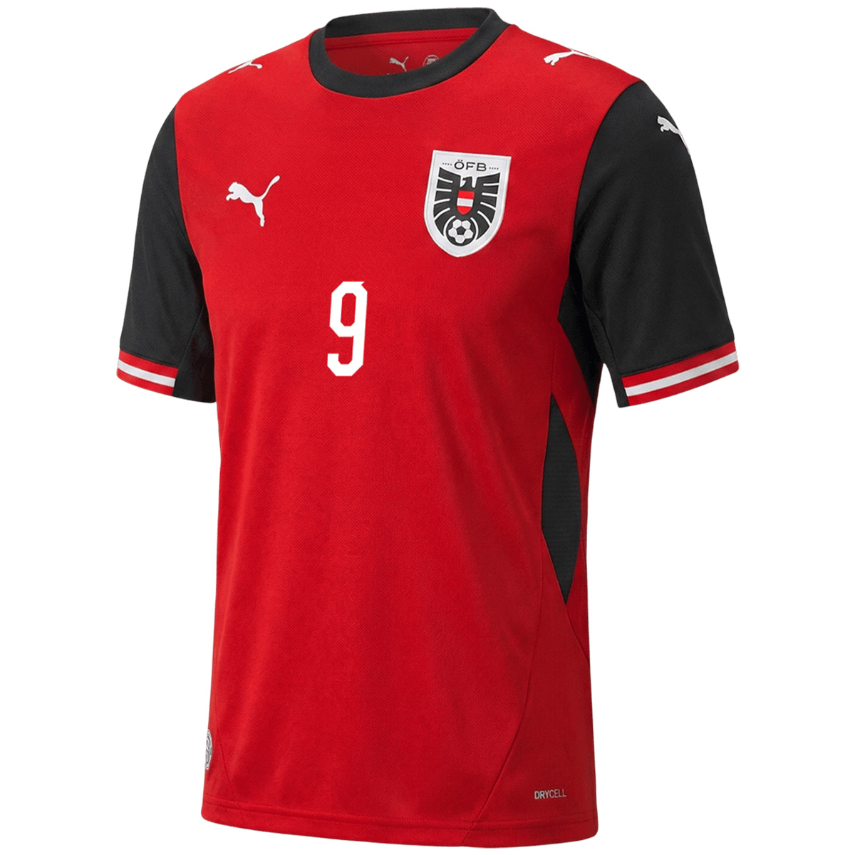 SABITZER #9 Austria Home Jersey World Cup 2026 (back view)