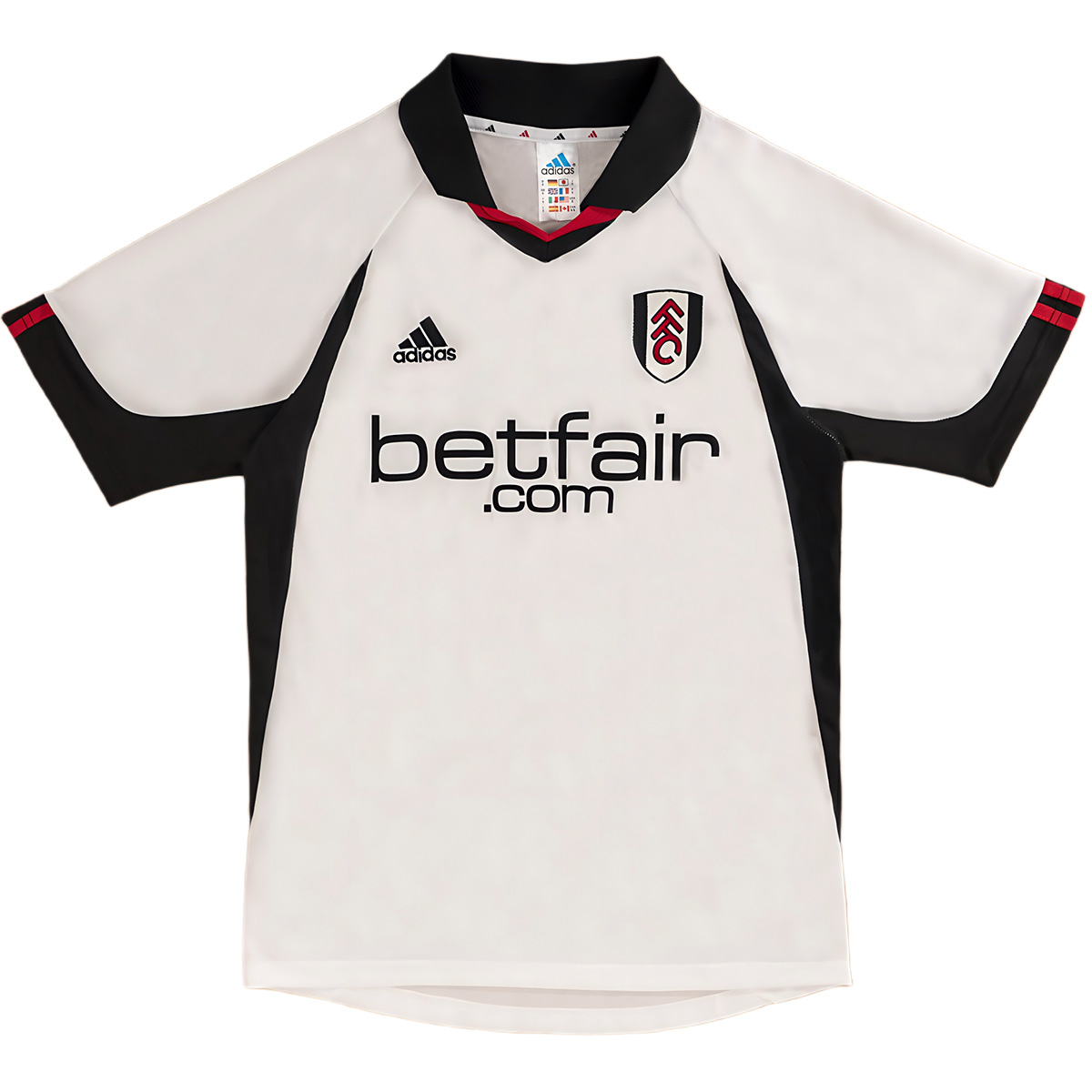 Saha #20 Retro Fulham Home Jersey 2002/03 (back view)