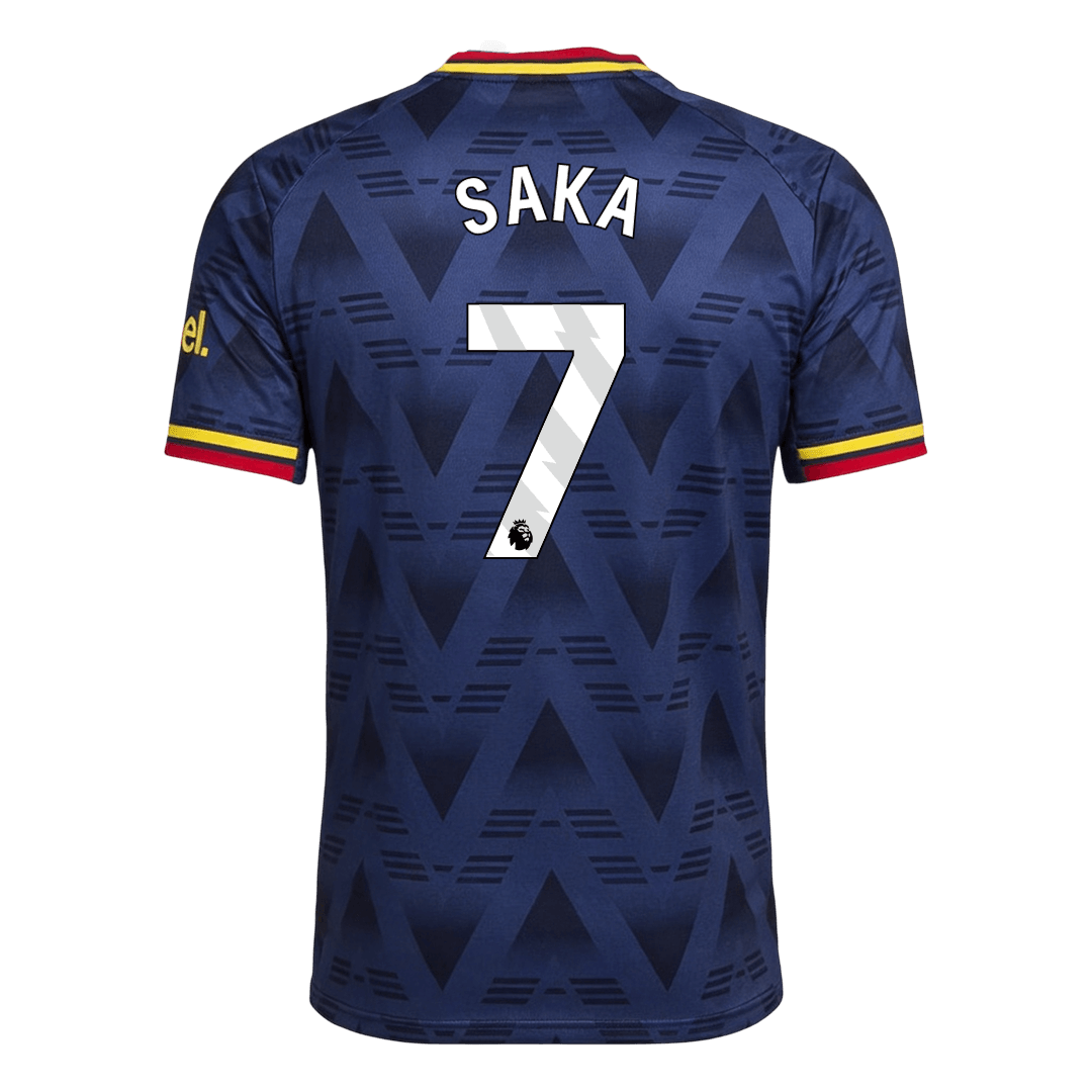 SAKA #7 Arsenal Away Match Jersey Player Version 2026/27 (back view)
